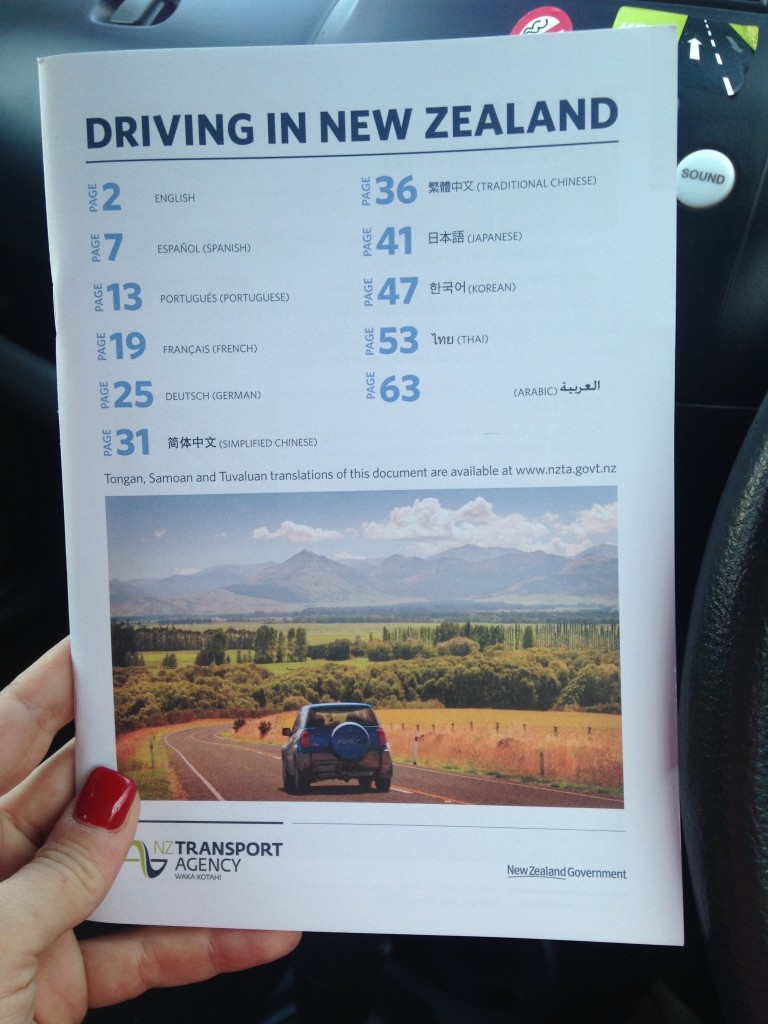 flyer driving in new zealand